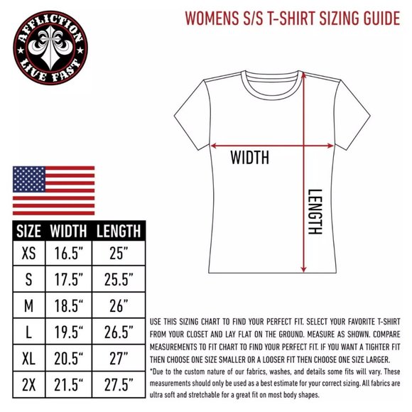 AFFLICTION Women's T-Shirt S/S DESERT RIDE Tee - Picture 4 of 9